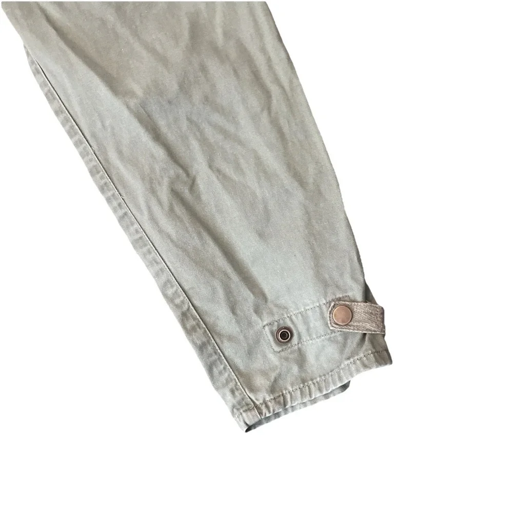 Pistola Women's Cargo Pants 24 In Waist Drawstring Army Green 26" Inseam Gorp - Picture 8 of 9